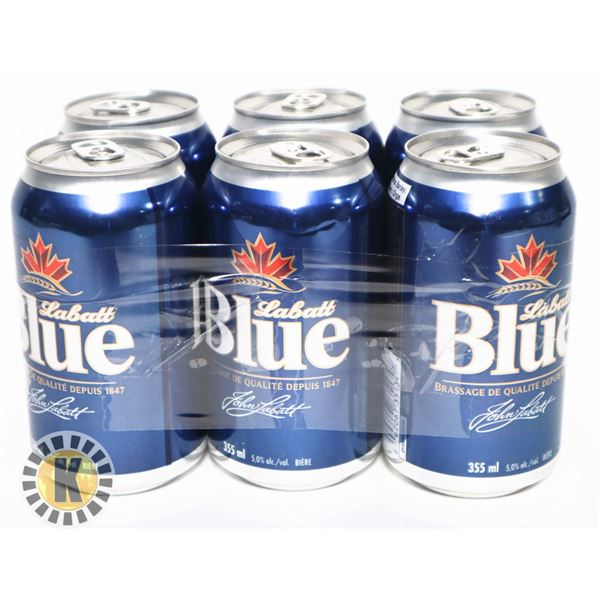 LABATT BLUE 6 * 355ML; 5.0% ALC.
