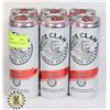 Image 1 : WHITE CLAW RASPBERRY- 6 CANS * 355ML 5%ALC.