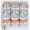 Image 1 : WHITE CLAW RUBY GRAPEFRUIT- 6 CANS * 355ML 5%ALC.