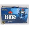 Image 1 : CASE OF LABATT BLUE. 15 CANS * 355ML; 5.0%ALC.