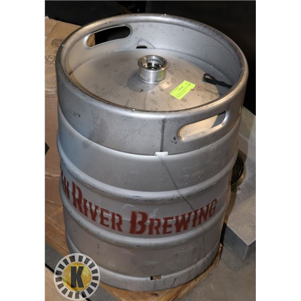 50L KEG W/ OLDMAN RIVER BREW. UNSPECIFIED %ALC.