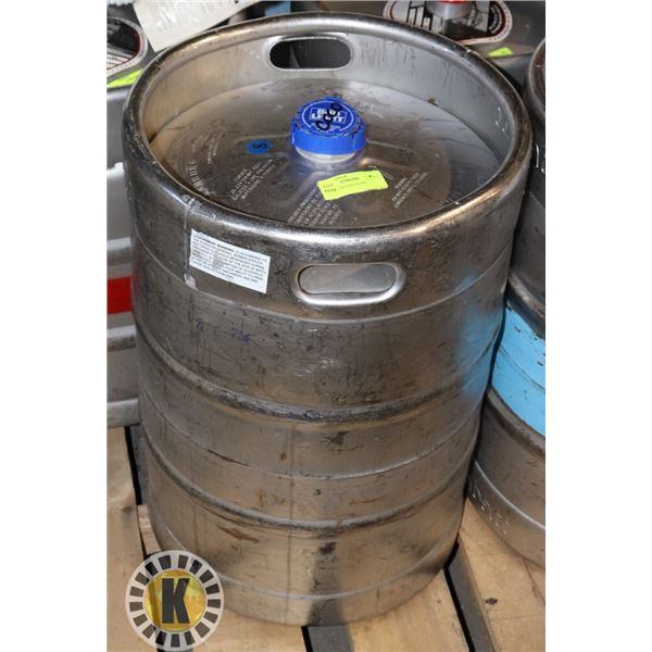58.6L KEG WITH BUDLIGHT  4.0%ALC.
