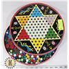 Image 1 : VINTAGE METAL CHINESE CHECKERS GAME HARD TO FIND