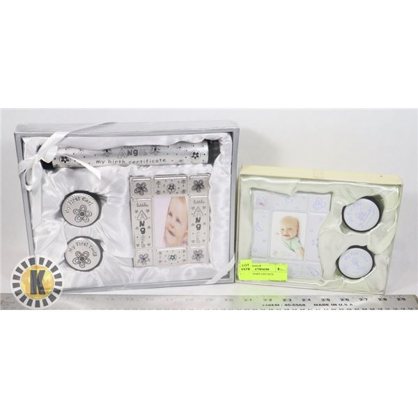 TWO NEW BABY GIFT SETS
