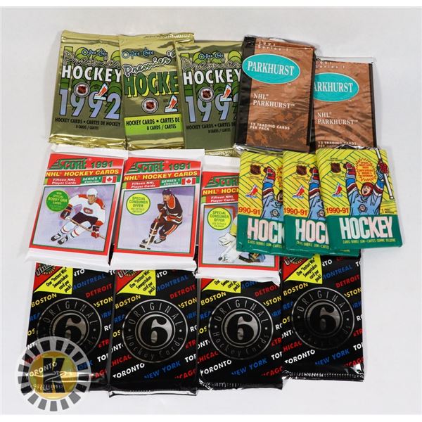 4)  LOT OF 15 FACTORY SEALED PACKAGES OF