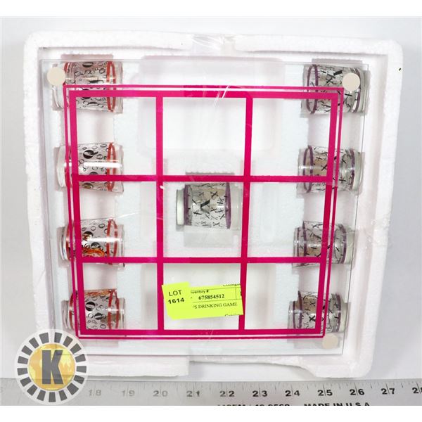 X'S AND 0'S DRINKING GAME
