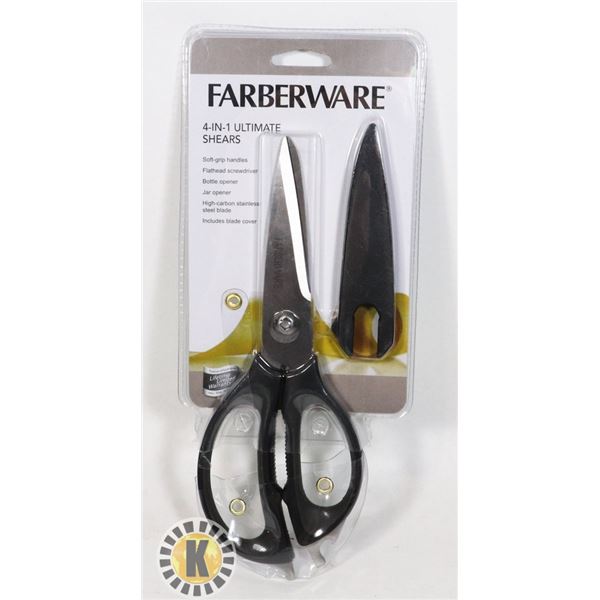 NEW FARBERWARE 4 IN 1 ULTIMATE SHEAR SET