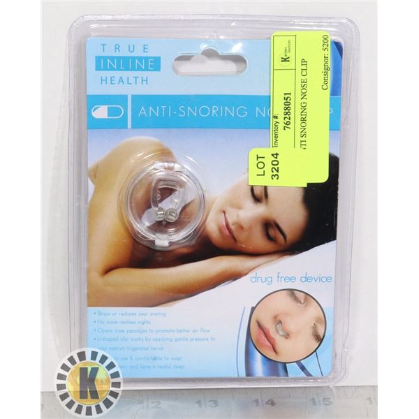 NEW ANTI-SNORING NOSE CLIP