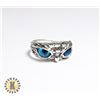 Image 1 : NEW BLUE EYED OWL RING