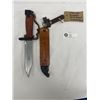 Image 2 : Circa 1960 Bulgarian Ak - 47 Bayonnet with Sheath and Frog