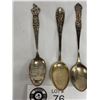 Image 2 : Vintage Sterling Silver Spoons