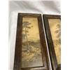 Image 2 : Two 7.5 x 16.5 Inch Antique Prints in Frames