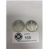 Image 1 : 1965 and 1966 Canadian Silver 50cent Coins