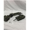 Image 2 : Dinky Toys Leopard Tank with Solido Truck and Trailer