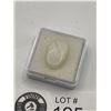 Image 2 : White Moonstone " Cat's Eye Effect" 13.63 ct 16.12 x 11.8x7.98 mm Oval Cut Loupe Clean- Brazil- Untr