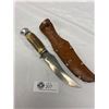 Image 1 : Original Buffalo Skinner Knife Made in Germany with Sheath