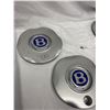 Image 2 : Lot of 4 Bentley Tire Centers Hubcaps