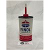Image 1 : Vintage 4 Ounce Standard Finol Household Oil Tin