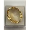 Image 2 : Big Citrine 30.91 Ct 23.17x19.11x10.10mm Oval Master Cut-Loupe Clean-Brazil