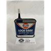 Image 1 : Early 4 Ounce Gulf Lock-Ease Graphited Lock Fluid Tin