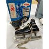 Image 2 : Eatons Gordie Howe Skates in Original Box and Ladies Skates in Original Box