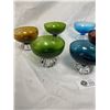 Image 2 : Lot of 6 Mid Century Modern Colorful Dishes