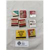 Image 2 : 8 Packs of Vintage Matchbooks Assorted Cigarette Brands Most Full