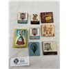 Image 1 : 8 Packs of Old Matchbooks, Assorted, Pow Wow Room, The Tomahawk, etc