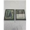 Image 1 : 2 Framed 12 x 14" 1907 Logging Prints from Seattle