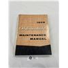 Image 1 : 1959 Oldsmobile Hard Cover Maintanence Manual