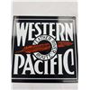 Image 2 : 8.5 x8.5 Andy Rooney Western Pacific Porcelain Sign