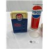 Image 2 : Pepsi Cola Pop Can Telephone In Container Plus a Pepsi Cola Piggy Bank