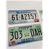 Image 2 : Lot of 4 Collectible License Plates