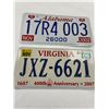 Image 2 : Lot of 4 Collectible License Plates