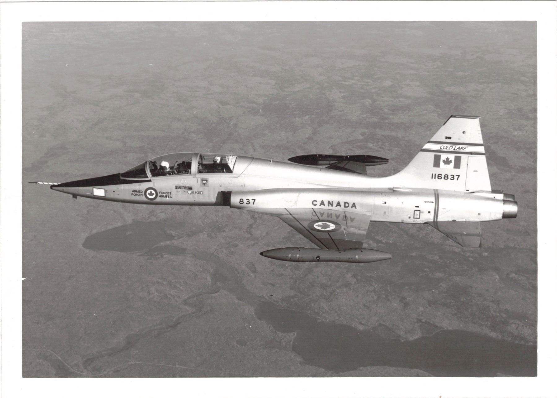 Four Photos of RCAF Fighter Jets and Transport