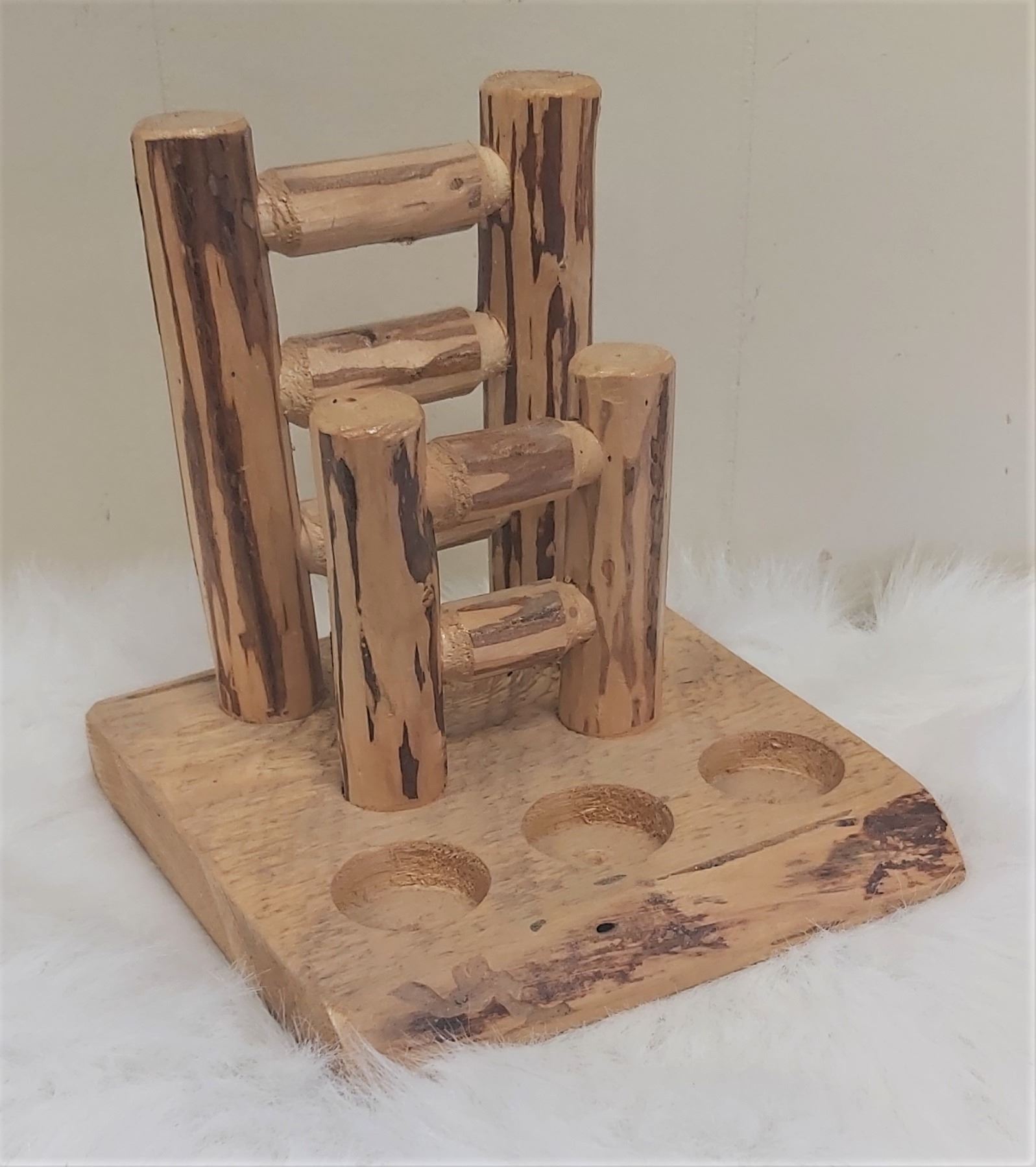 Rustic Napkin/Candle Holder PROCEEDS TO LAKELAND HUMANE SOCIETY
