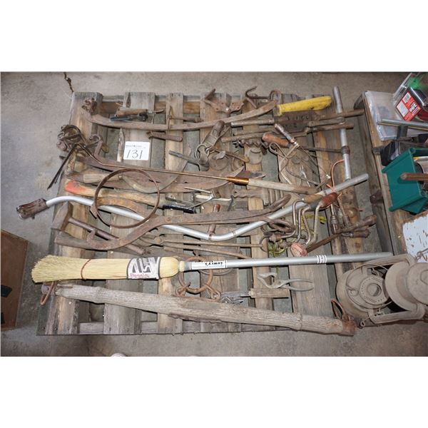 Pallet of Old Tools.