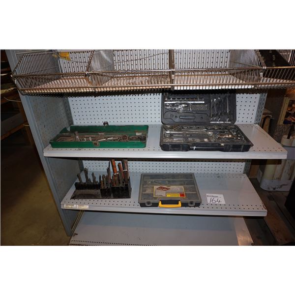 Shelving and whats on it.