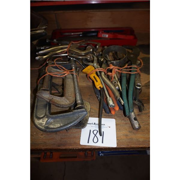 Vices, Clamps, Wrenches.