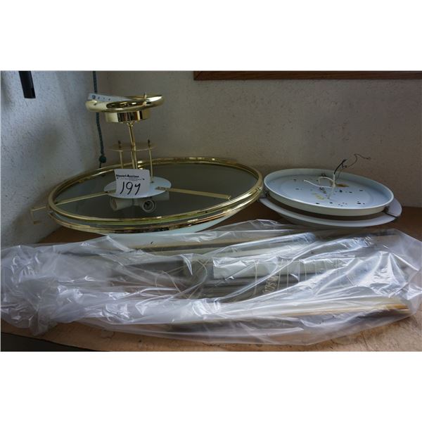 Hanging Light & Blind.