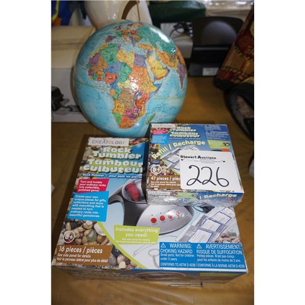 Globe, Rock Tumbler.