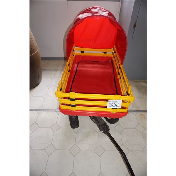 Kids Wagon with top cover.