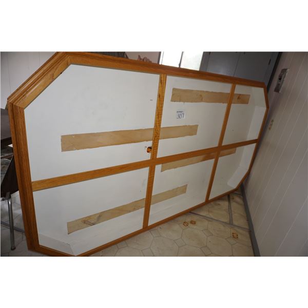 Oak Light fixture for a kitchen island (2 pics)