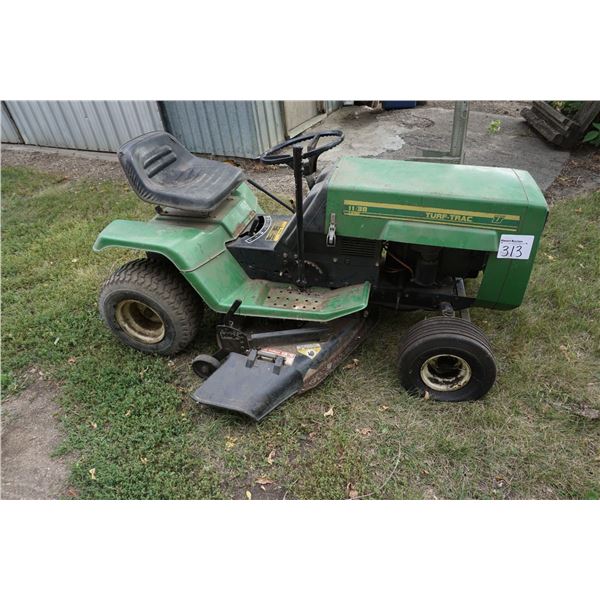 Turf Track Mower Tractor. Runs but has oil leaks.