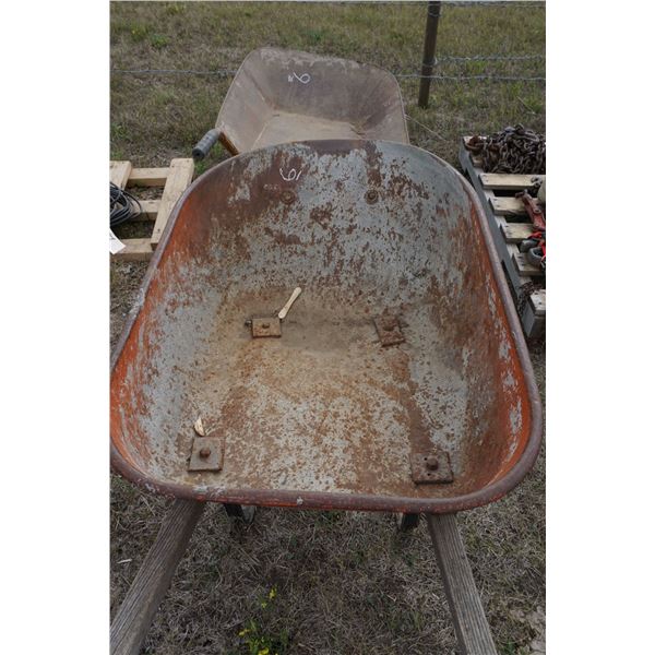 2 Wheelbarrows.
