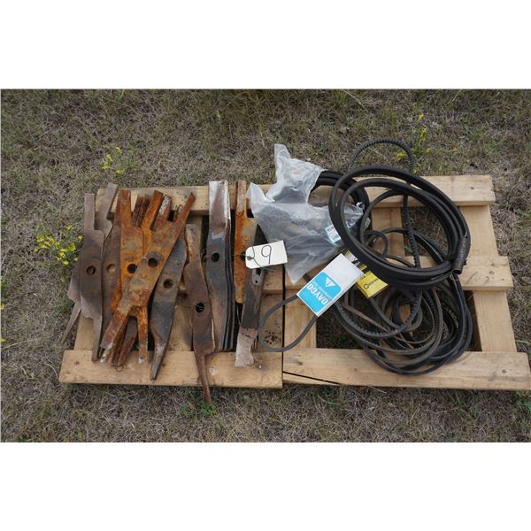 Misc Belts, Mower Blades.