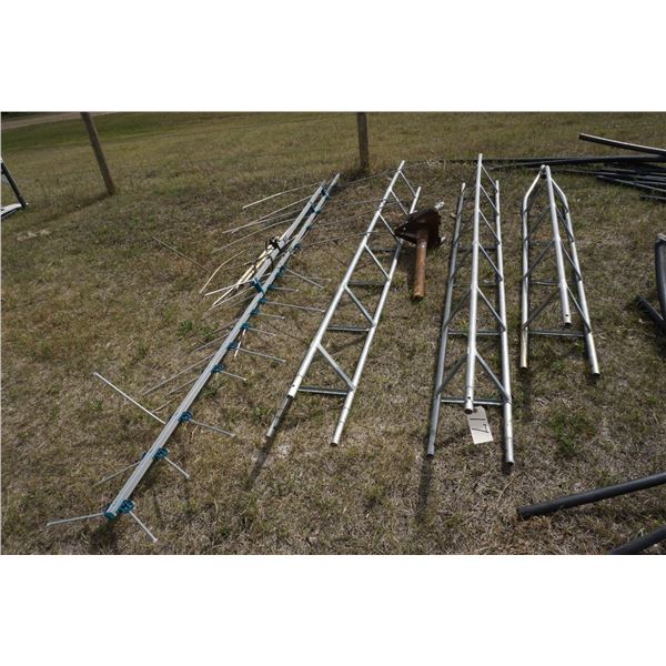 Tower, TV Antenna & Stand.