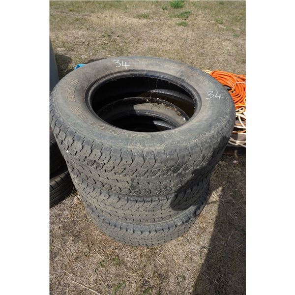 3 Wrangler Tires - LT275/65R18