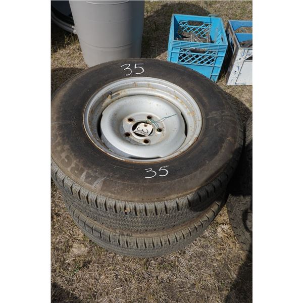 2 Tires - 235/75 R15 1080