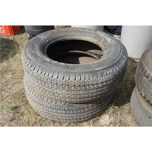 2 Continental Tires - P265/70 R17